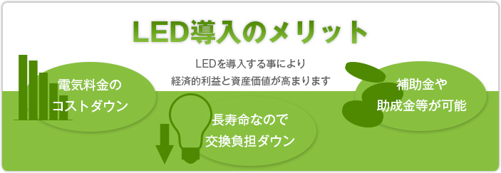 マンション等にLED導入するメリット。マンションなどの資産価値が高まります。